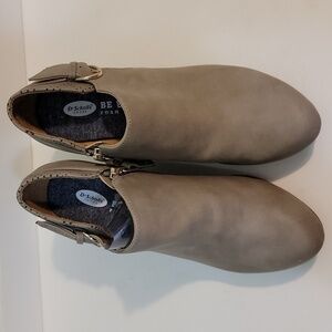 Dr. Scholl's Women's Wynter Taupe Faux Wedge Booties Sz  6  1/2M